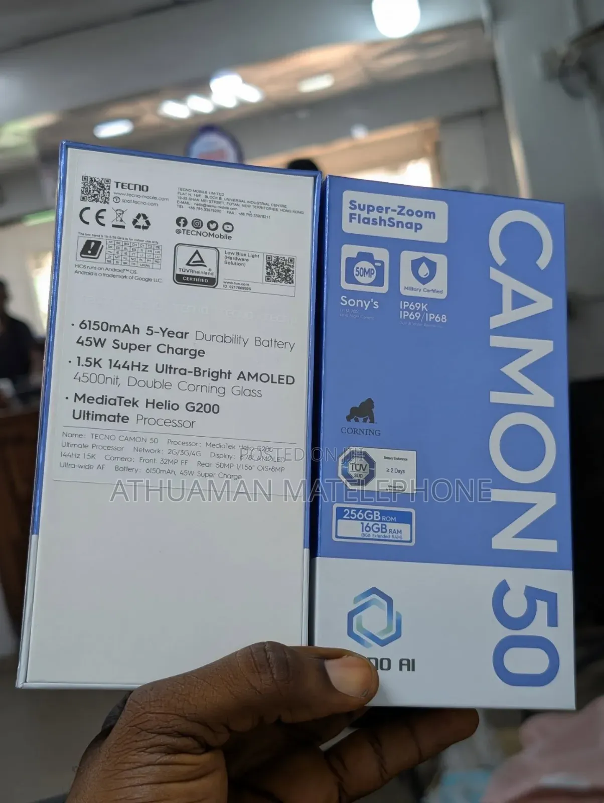 New Tecno Camon 50 256 GB Green