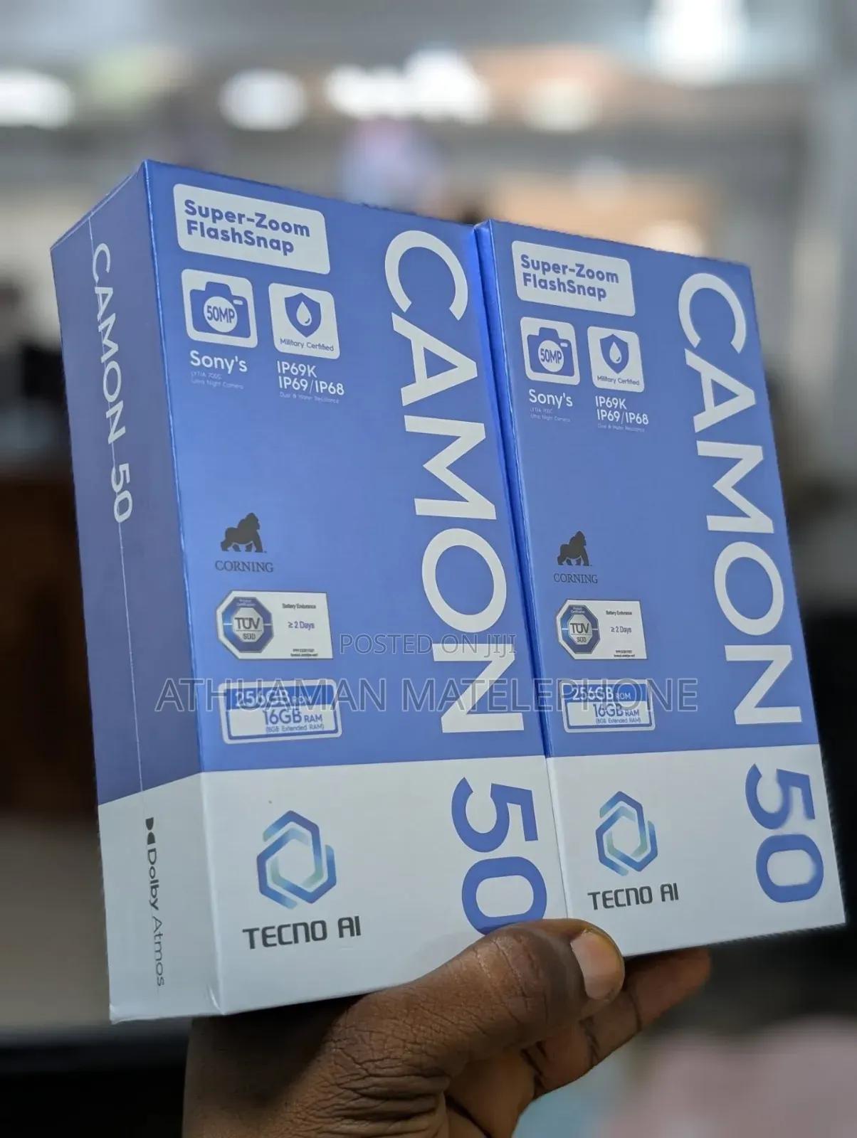 New Tecno Camon 50 256 GB Green