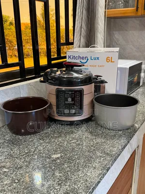 6ltrs 10 in 1 Kitchen Lux Pressure Cooker