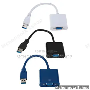 Usb To Vga Display Adapter (External Graphics Converter)