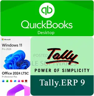 Windows 11 Pro + Ms Office Pro 2024 + Accounting Programs
