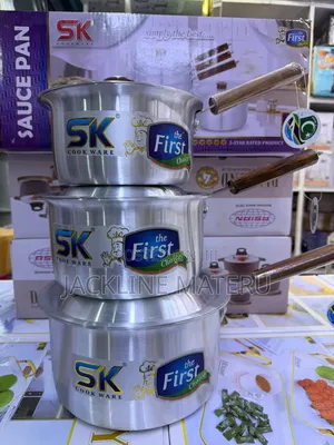 Sk Cookware 3pcs Kubwa 2kg Nzito Sana