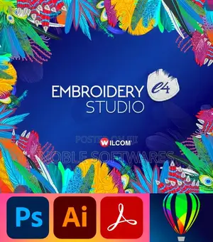 Wilcom Embroidery Studio E4 Complete + Adobe Design Package