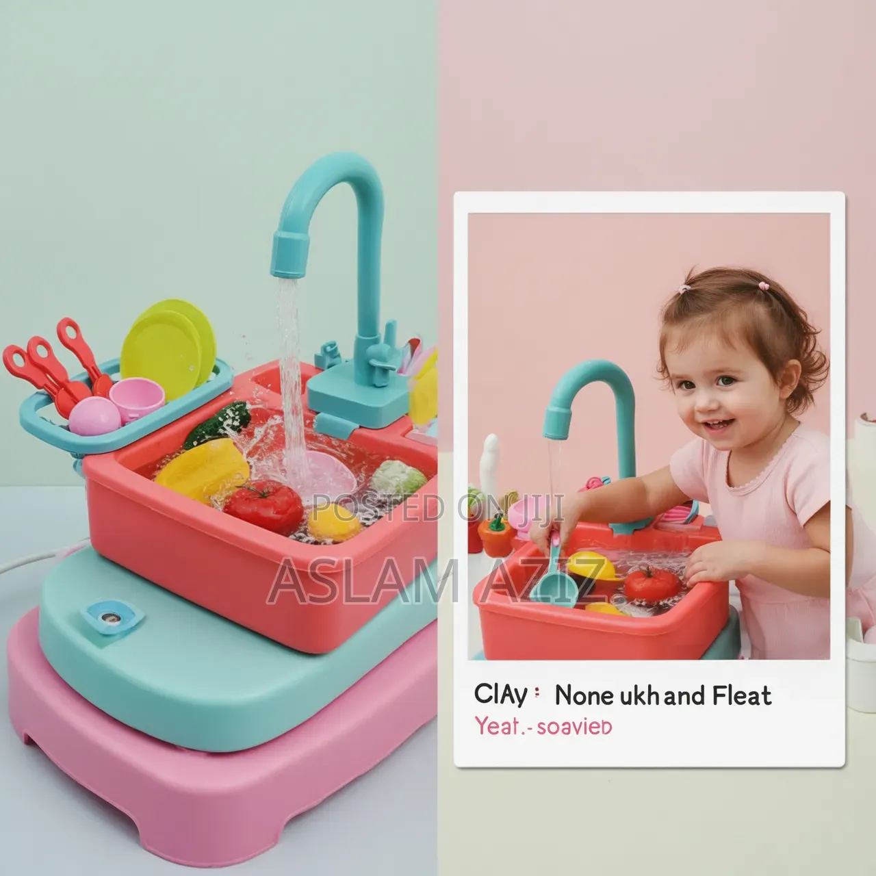 Children’S Toy Kitchen Sink Set(Toys For Kids)