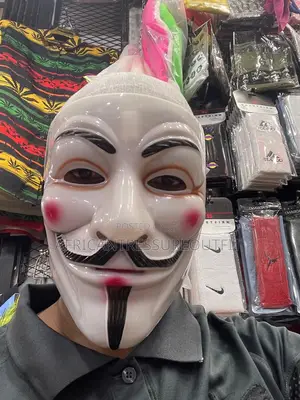 Vendetta Mask Party Plastic Costume Available