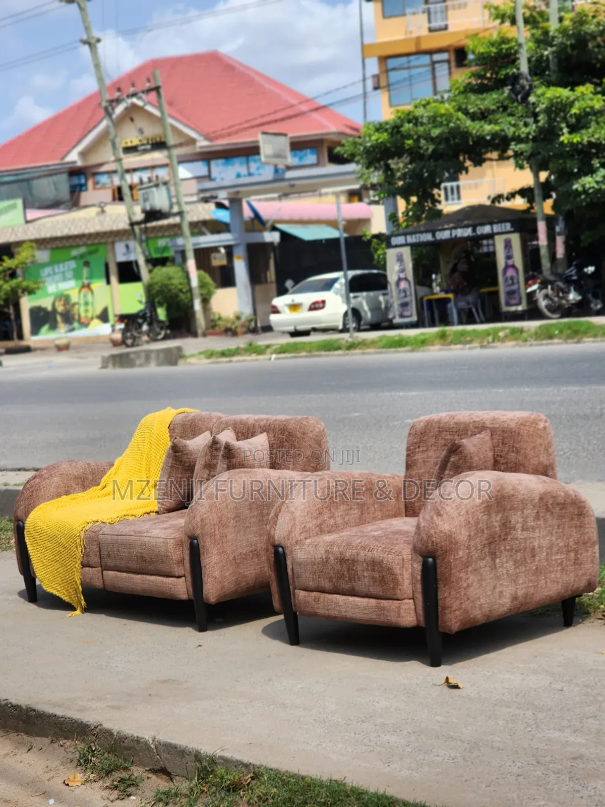 Sofa Set 2:1 Fibers and Spring