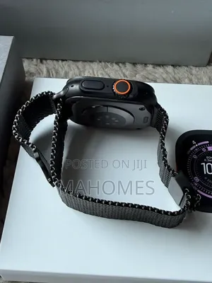 Black Titanium Case With Black
Titanium Milanese Loop Watch Ultra 3