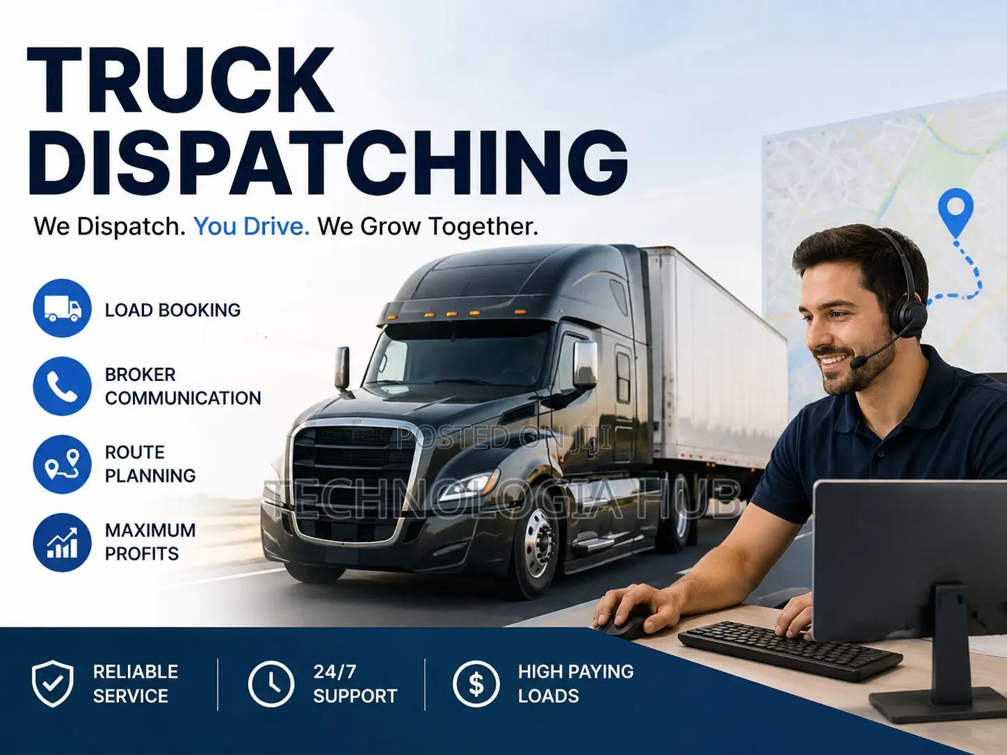 Professional Truck Dispatch | Freight Logistics Services