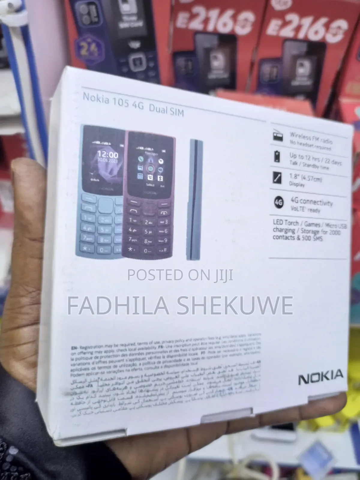 New Nokia 105 Black