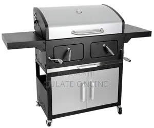 Outdoor Charcoal Bbq Grill With Troley