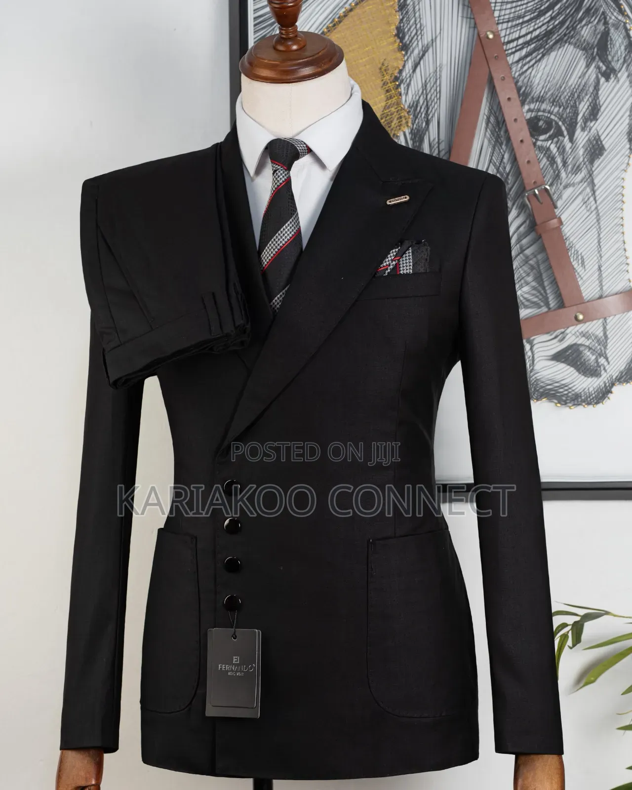 Real Man Black Suit.