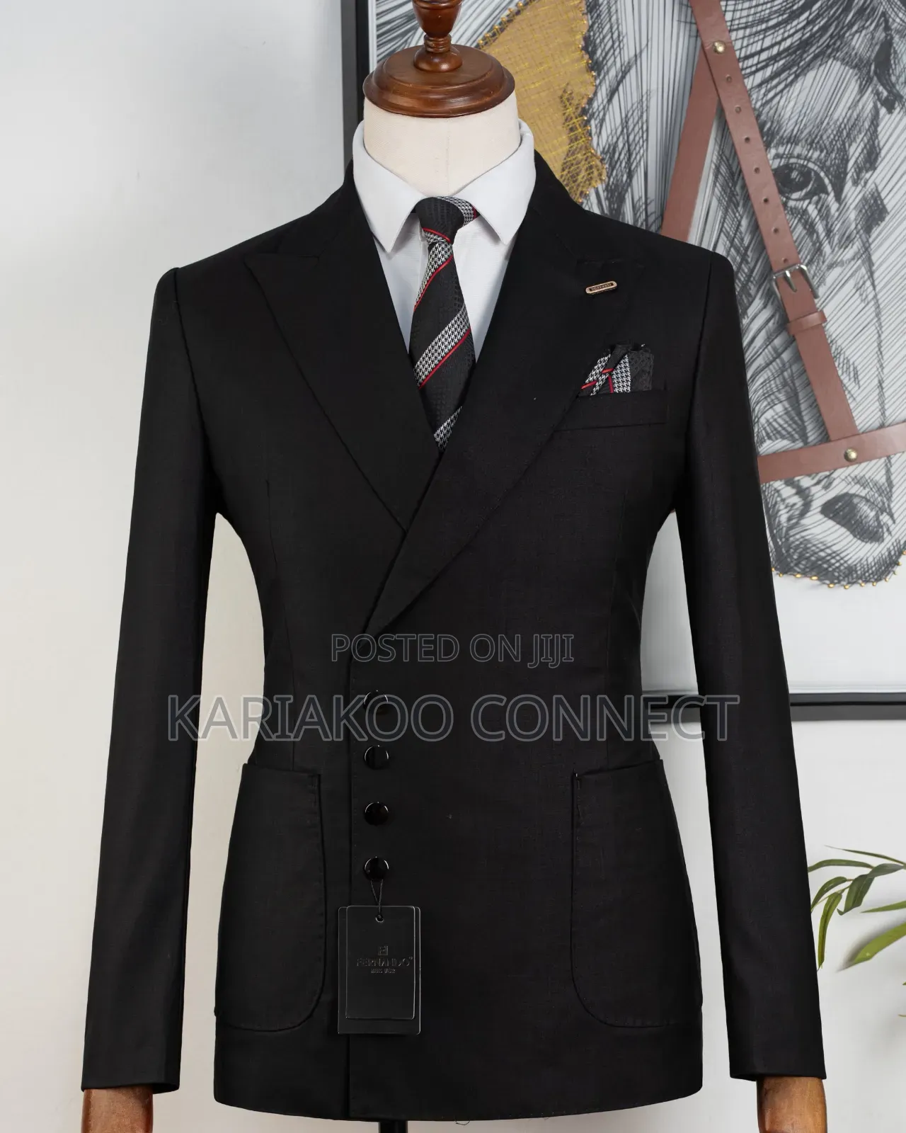 Real Man Black Suit.