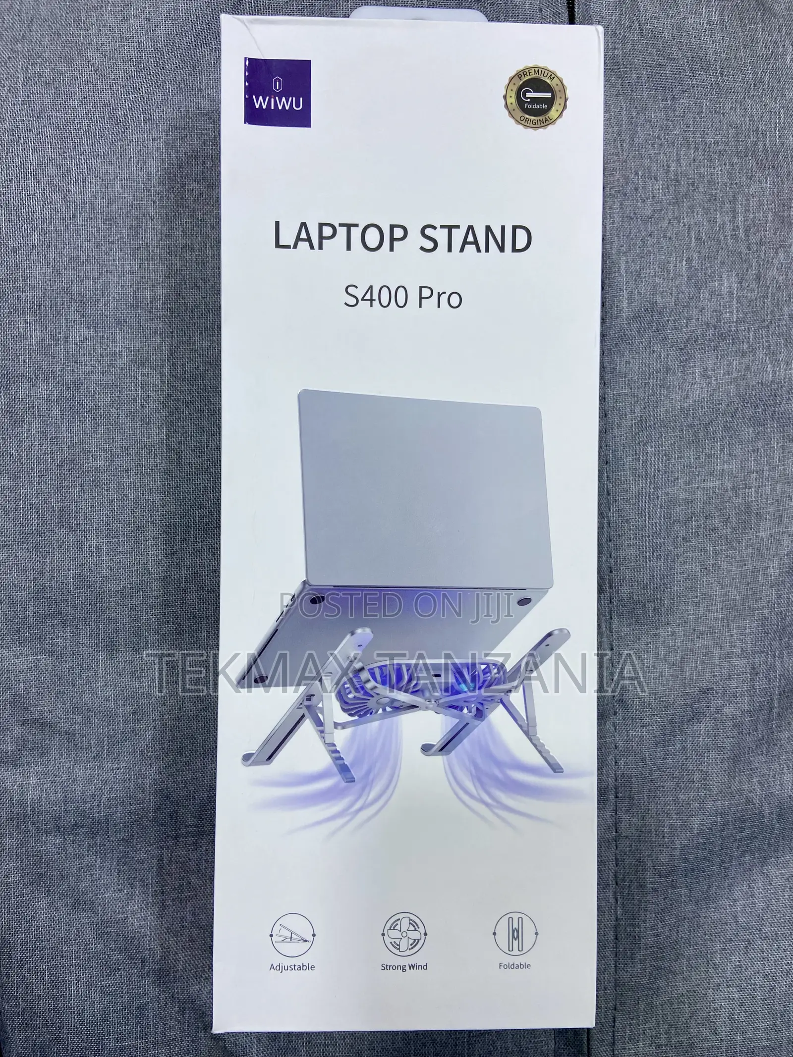 Pro Foldable Laptop Stand With Cooling Fan | Adjustable Laptop Holder