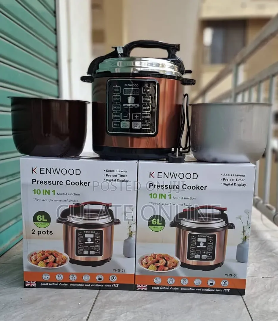 6ltrs 10 in 1 Kenwood Pressure Cooker