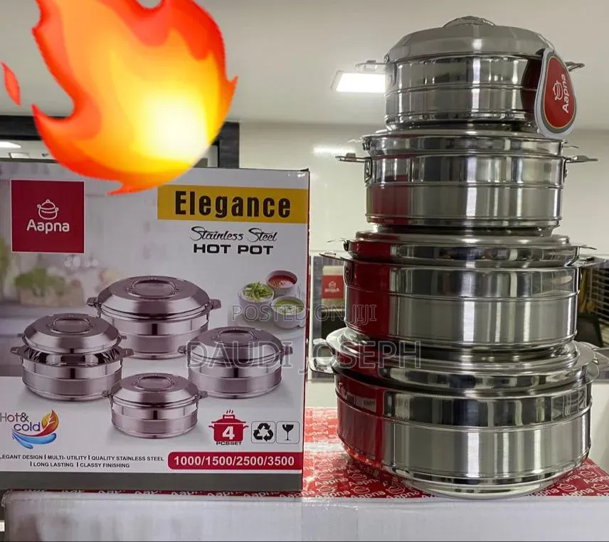 Hotpot Elegance Steel 4pc