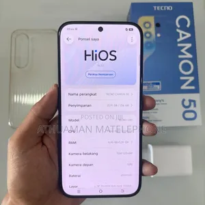 New Tecno Camon 50 256 GB Black