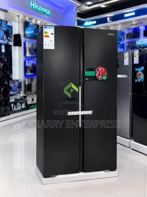 *Hisense Side by Side Refrigerator Fridge Total No Frost 
428 Liter