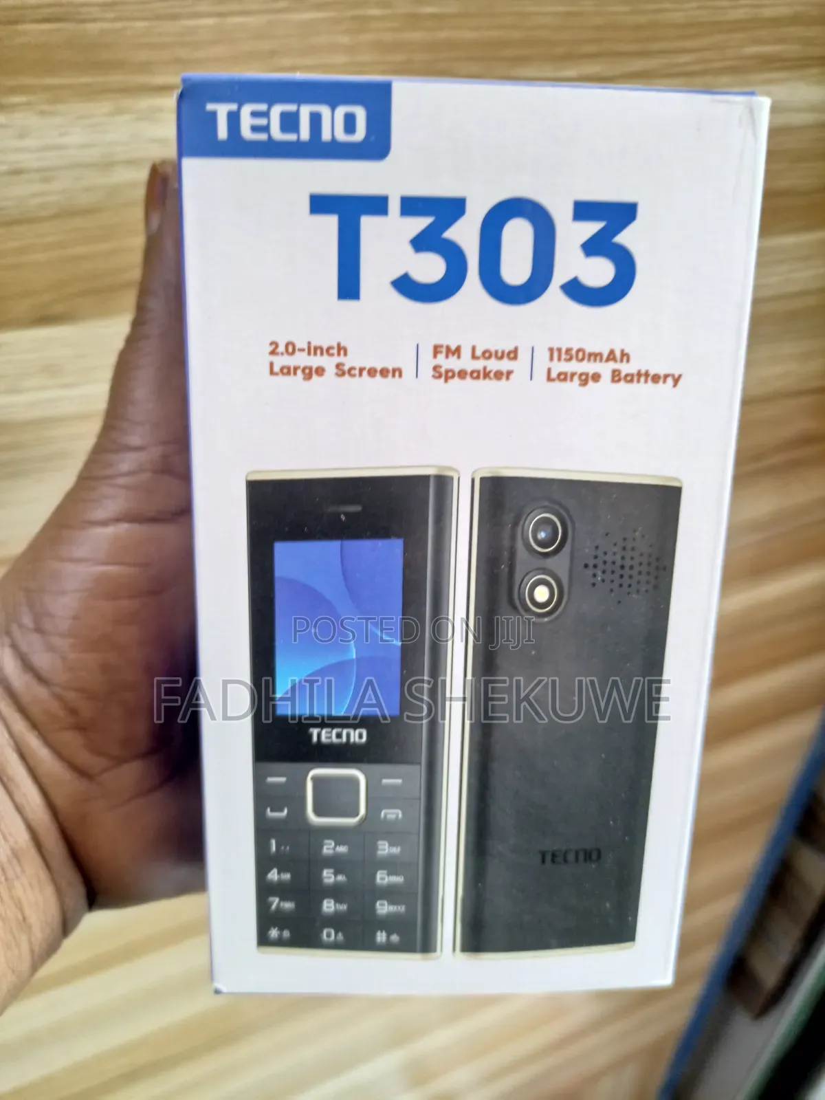 New Tecno T303 Black