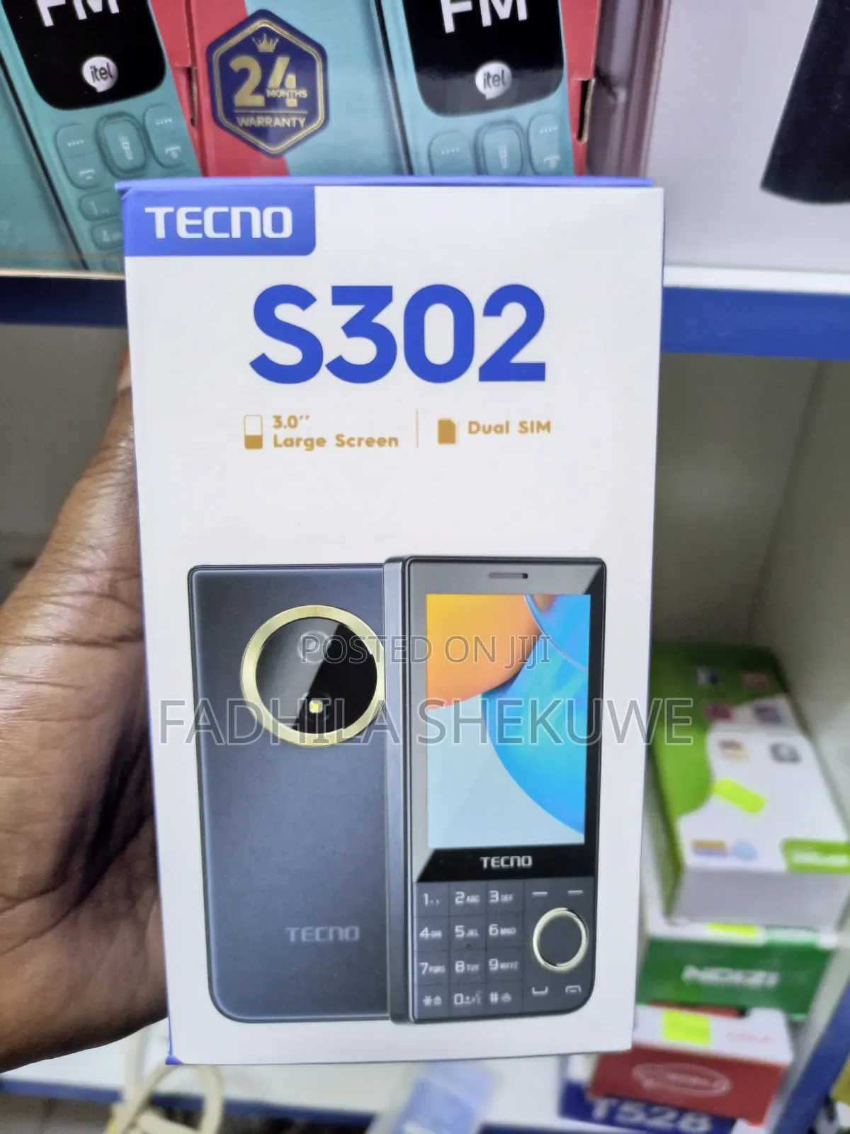 New Tecno S302 Black