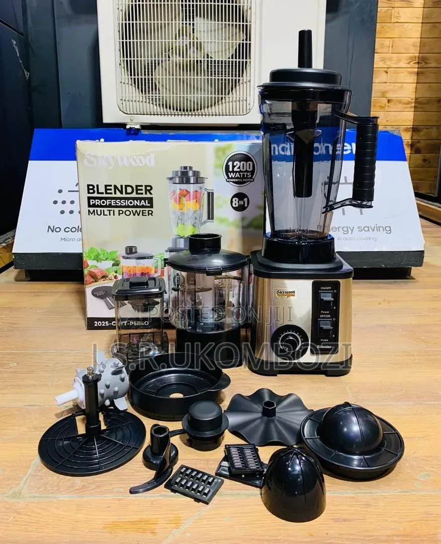 Blender 8 in 1 Multipurpose;
Blender, Chopper Grinder 
1200w
 - 3l -