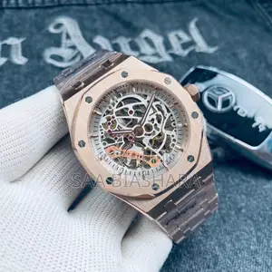 Audemars Piguet Ap Original Automatic Watch Rose Gold and White