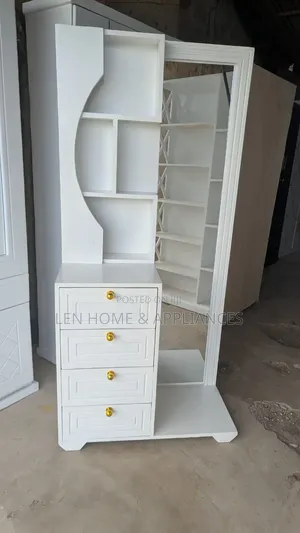 Dressing Table Color Chocolate and White