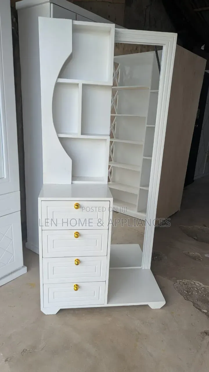 Dressing Table Color Chocolate and White