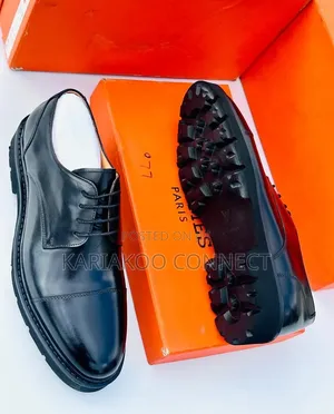 Genuine Leather Black Shoes