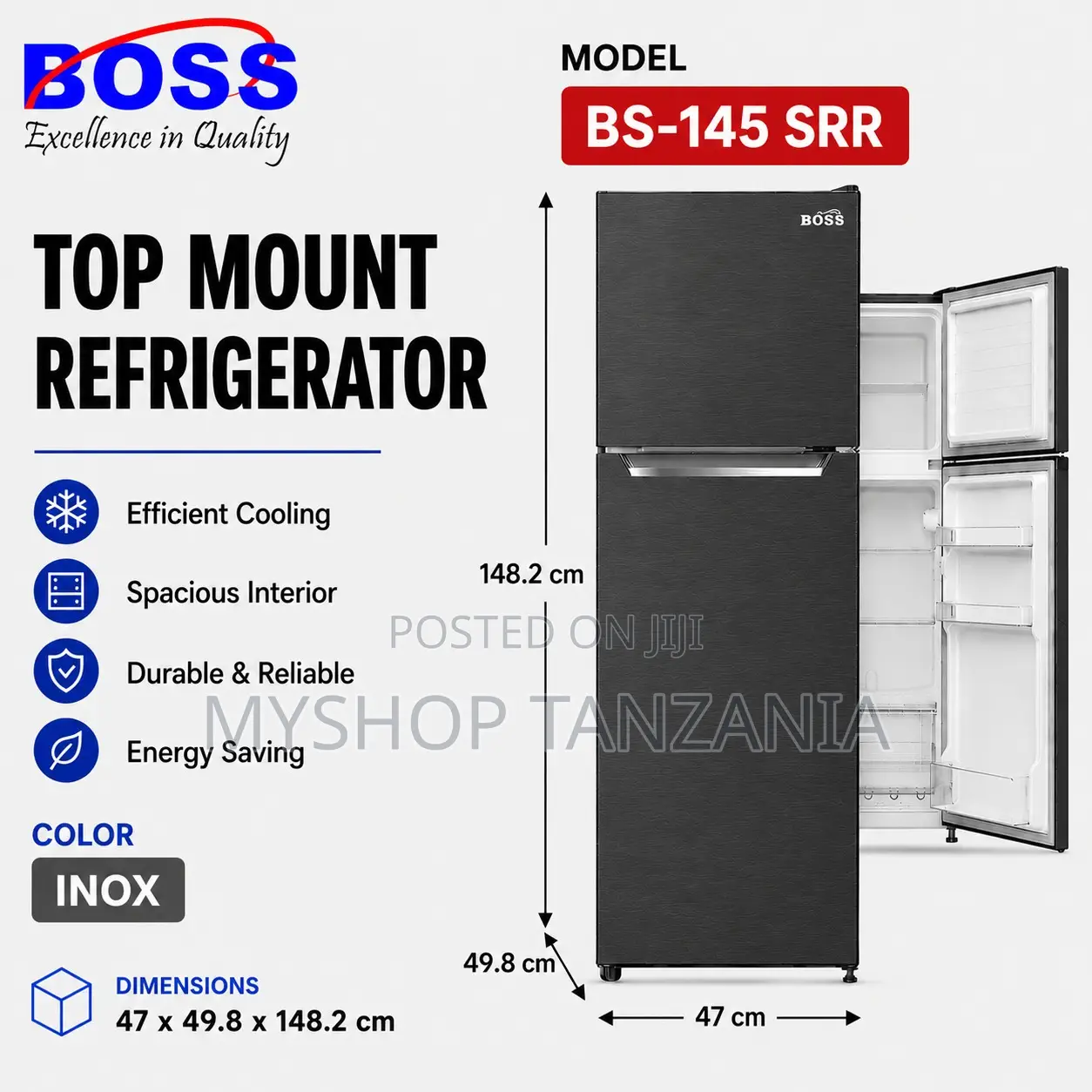 Boss Fridge Bs-145 SRR