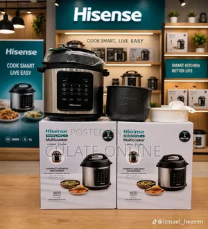 6ltrs 10 in 1 Hisense Pressure Cooker