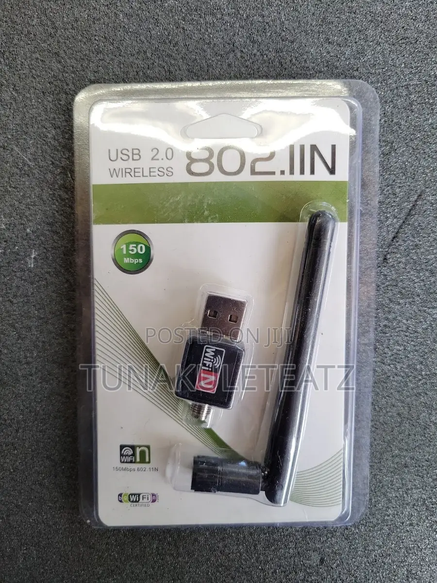 Usb 2.0 Wireless Wi-Fi Adapter – 600mbps (802.11n)
