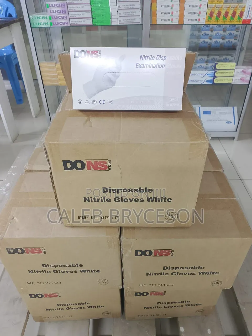 White Nitrile Gloves
