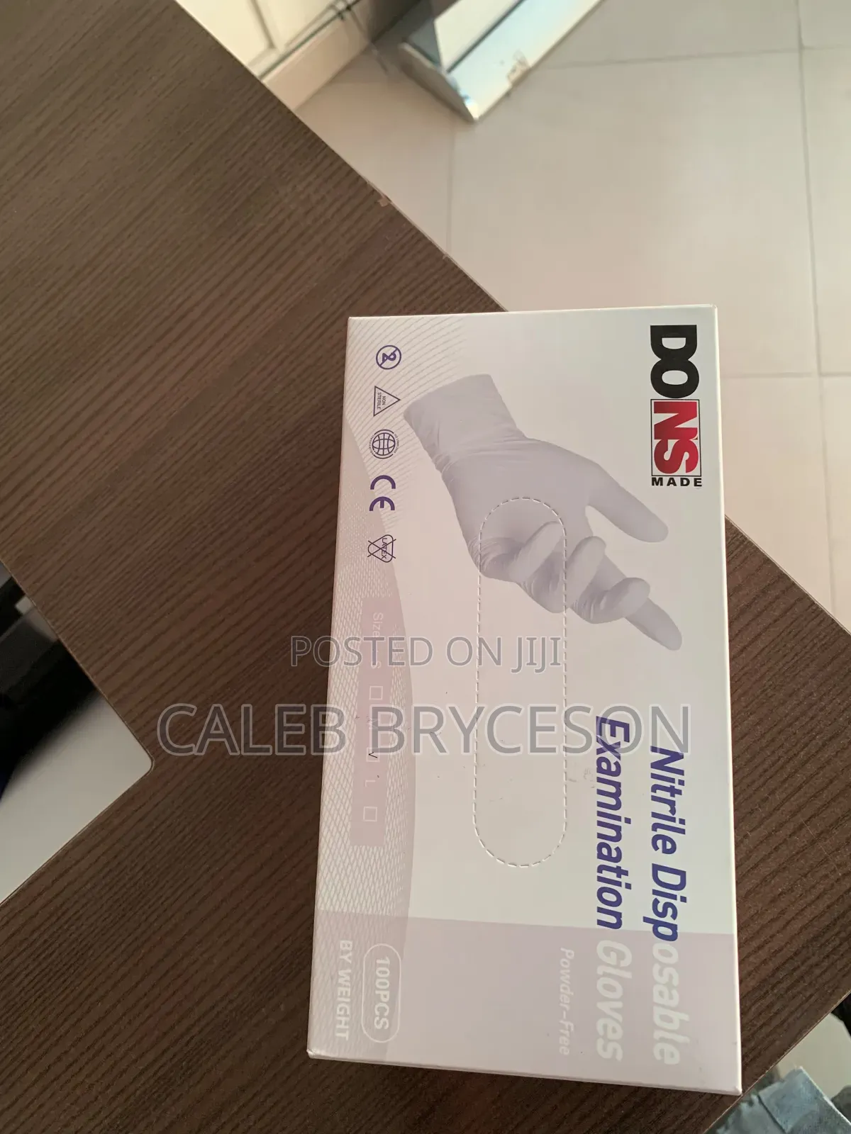 White Nitrile Gloves