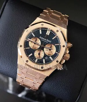 Audemars Piguet Ap Royal Oak Chronograph Rosegold Black