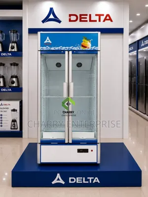 Commercial Delta Showcase Fridge 2doors Display Beverage Cooler 560l
