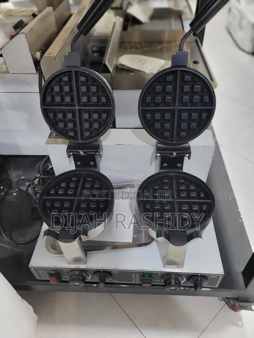 Commercial Electric Double Waffle Maker
