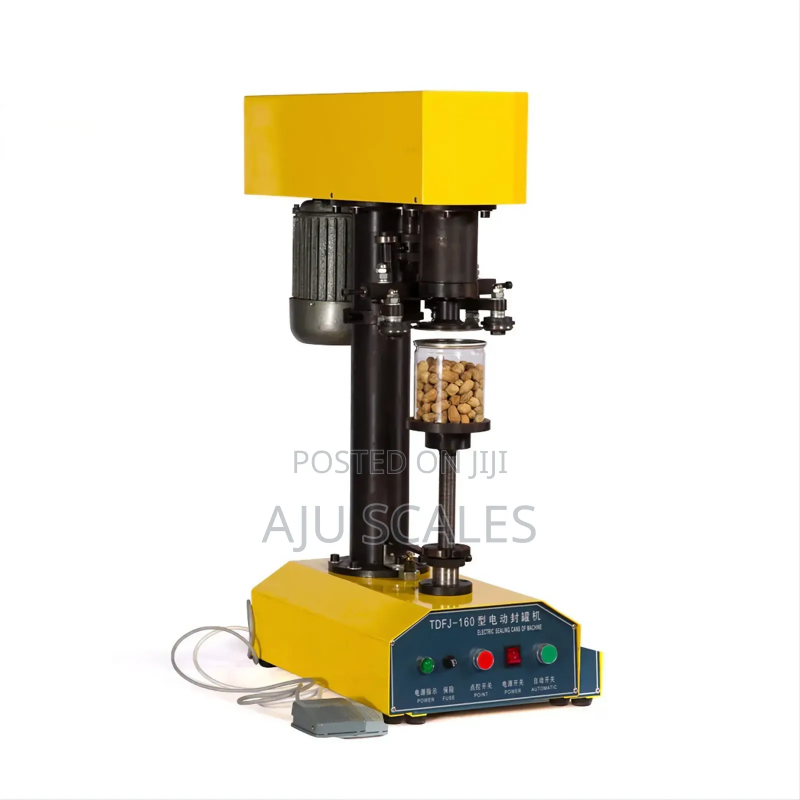 Cans Sealing Machine (Mashine Ya Kufunga Makopo Ya Bati Na Plastic)