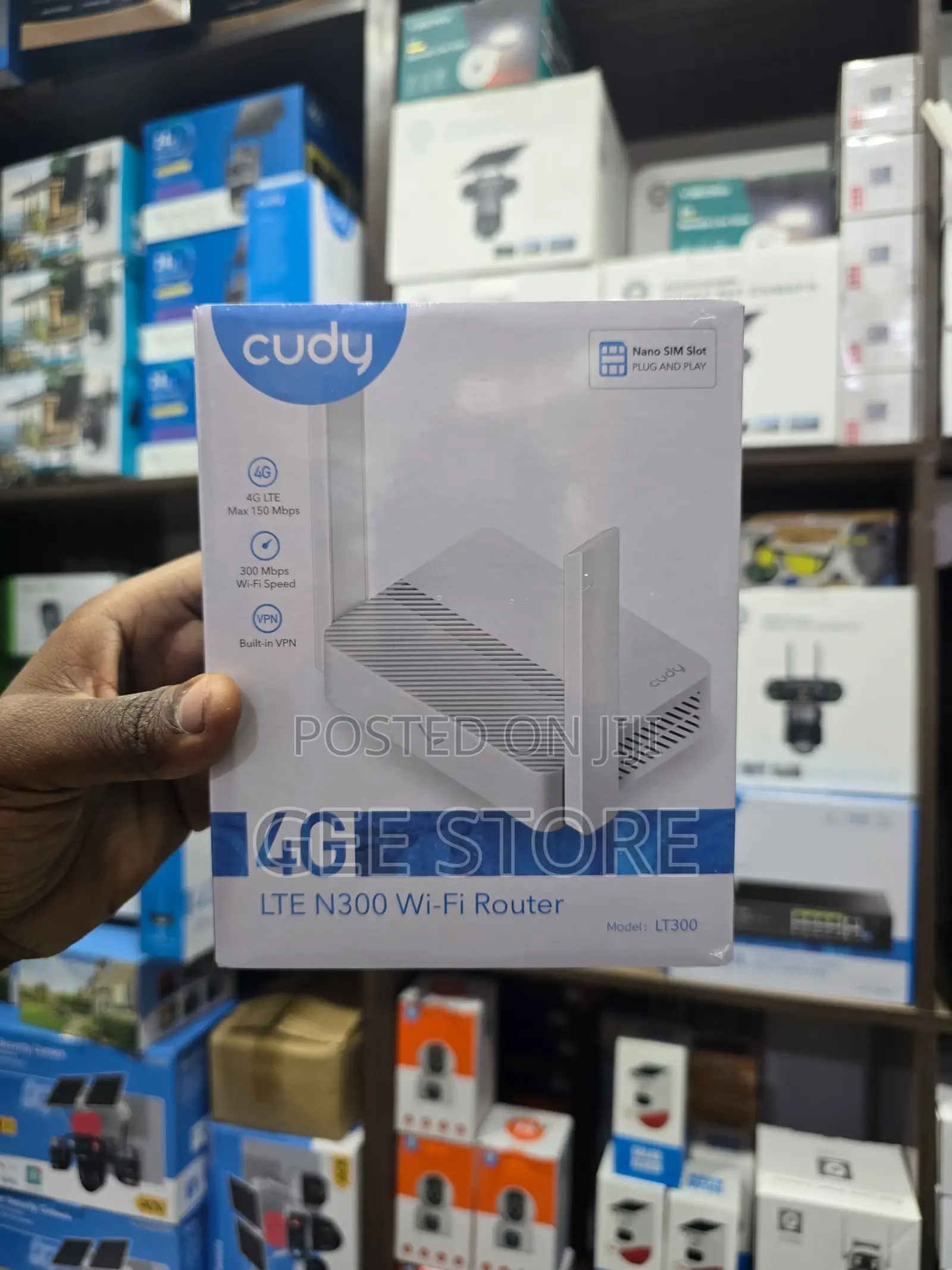 Mini Cudy Router Lt300 4g Lte 2 Ports