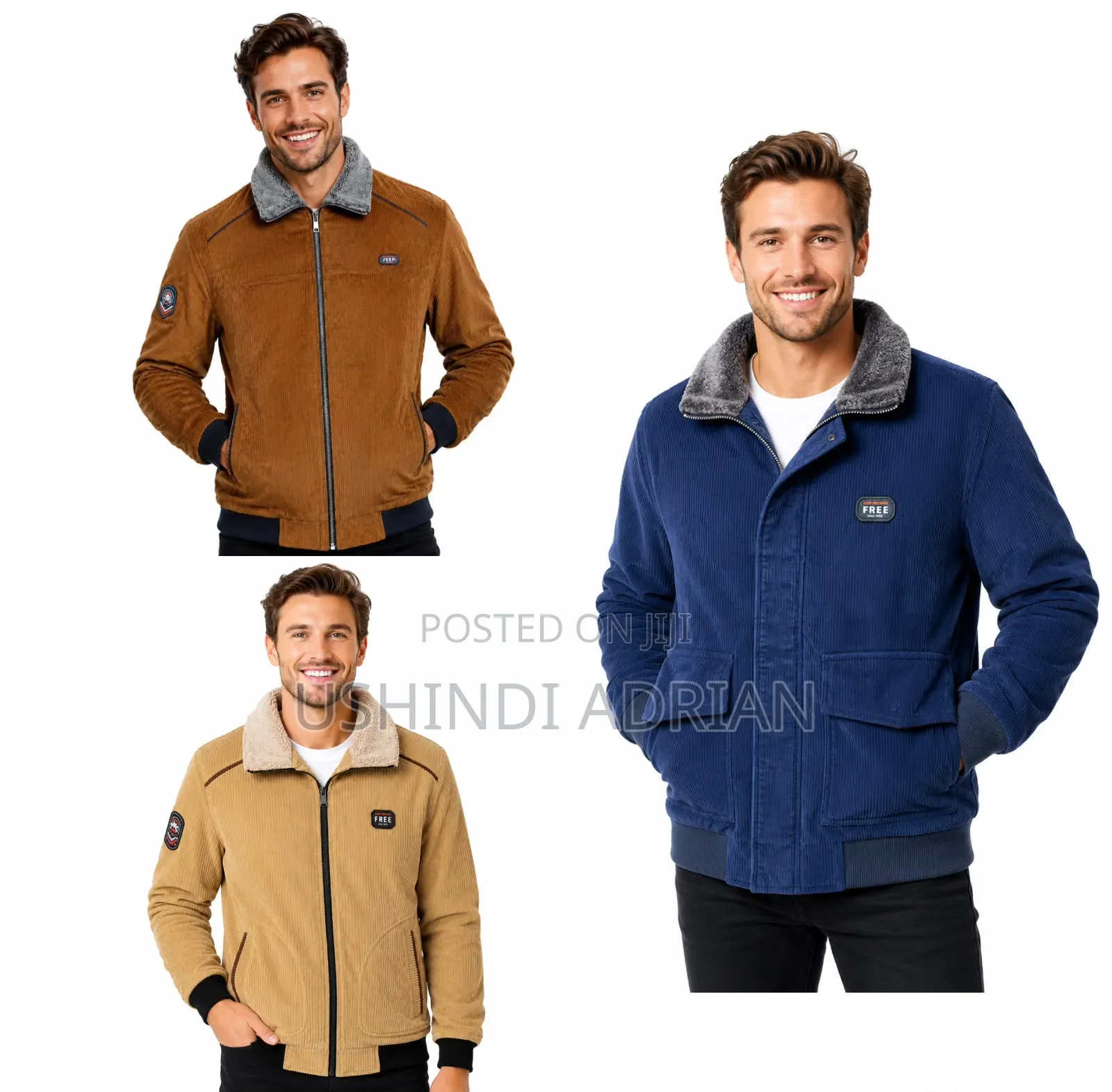Corduroy CoatPremium QualityBig Sizes Only (Size Kubwa Tu)