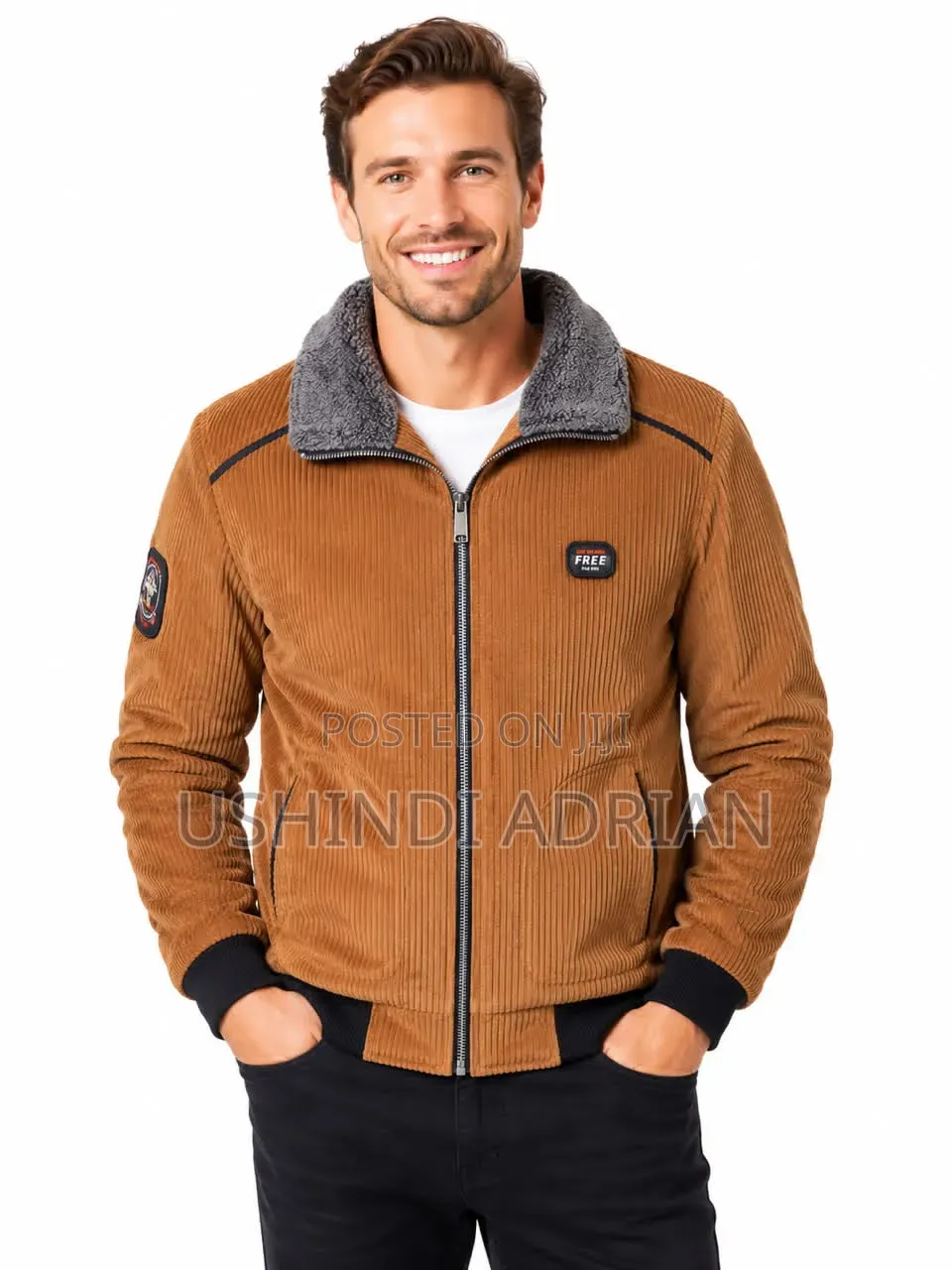 Corduroy CoatPremium QualityBig Sizes Only (Size Kubwa Tu)
