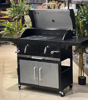 Landman Grande XXL Charcoal Barbecue Grill/ Outdoor BBQ Garden