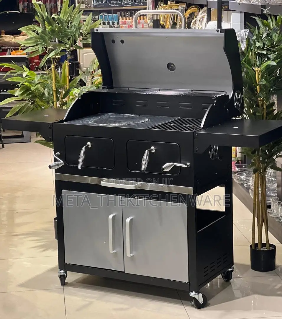 Landman Grande XXL Charcoal Barbecue Grill/ Outdoor BBQ Garden