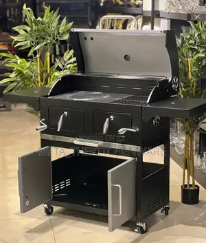 Landman Grande XXL Charcoal Barbecue Grill/ Outdoor BBQ Garden
