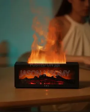 Flame Fire Place With Diffuser Aroma