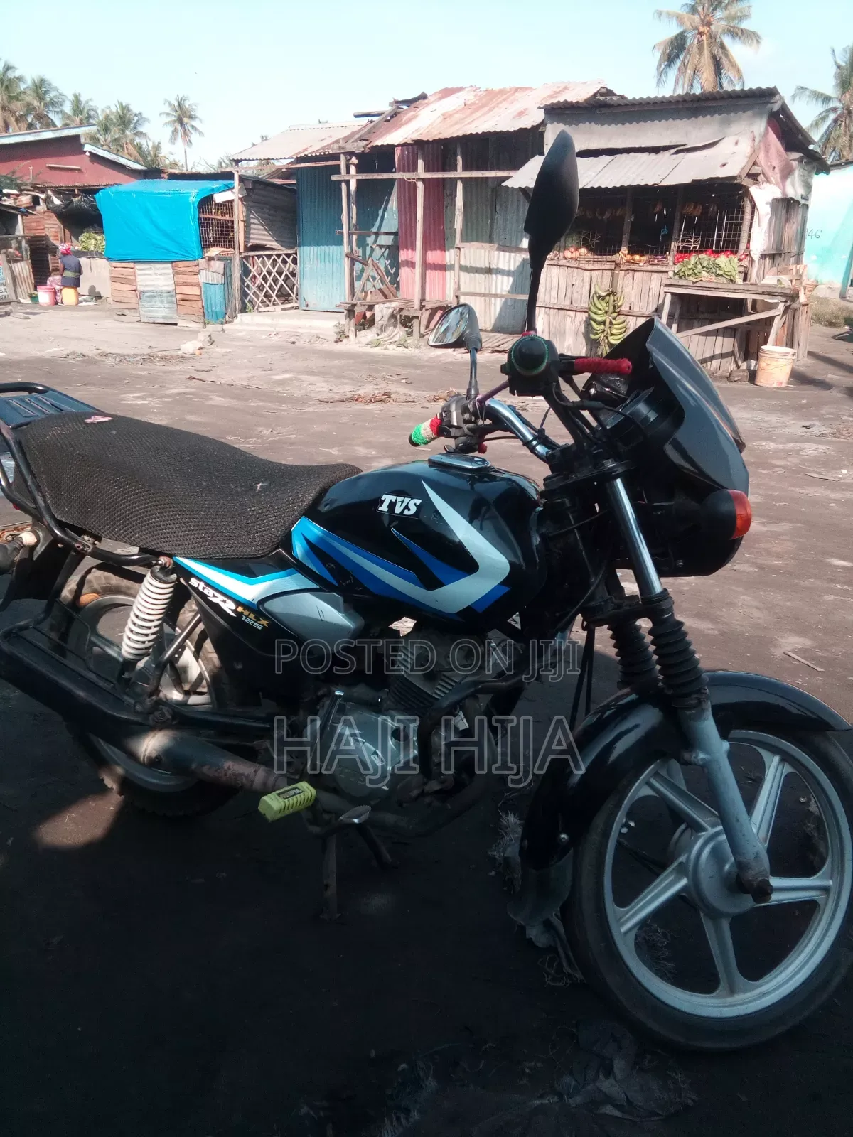 TVS King Deluxe Plus iTouch Start 2021 Blue