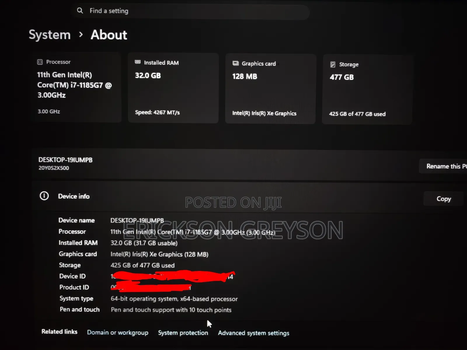 Laptop Lenovo ThinkPad X1 Yoga 32GB Intel Core 7 SSD 512GB