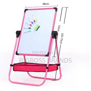 Kids Art Easel Double Sided Iron Easel Whiteboard