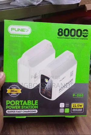 Punex Portable Power Station 80000 Mah 22.5w [Super Fast Charging]