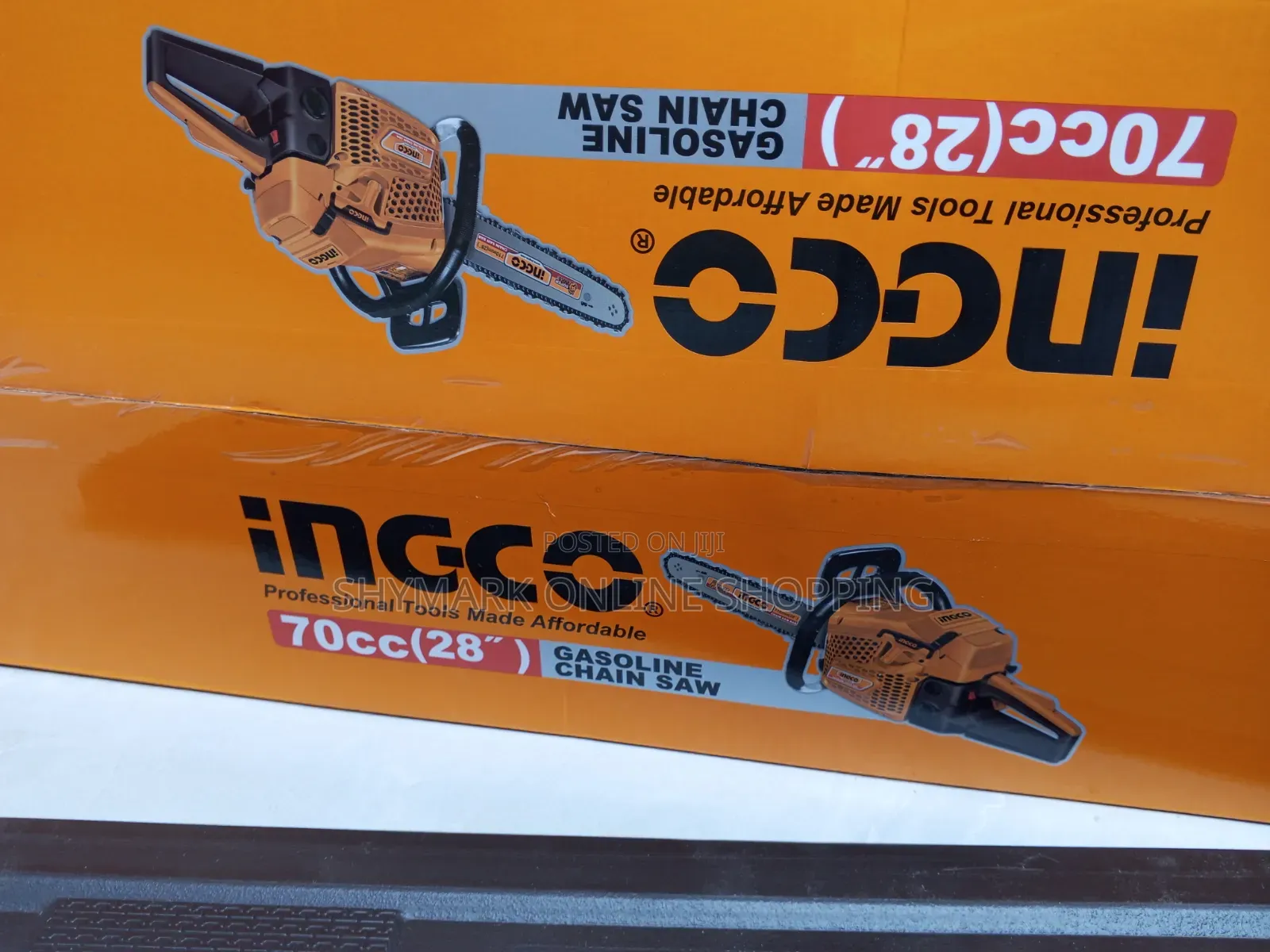 INGCO Heavy Duty Gasoline Chainsaw 28 Inch