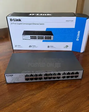 D Link Gigabit Unmagable Desktop Switch Port 24